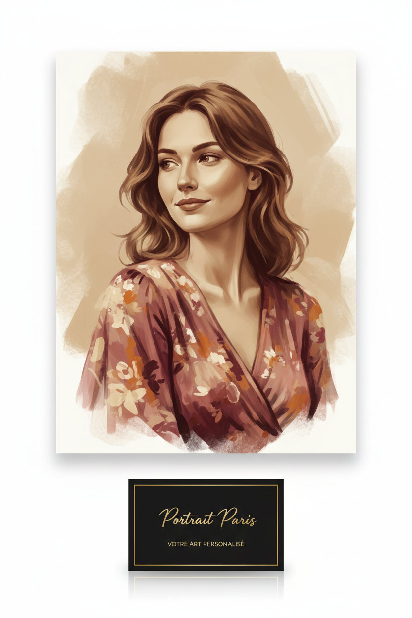 Résultat du portrait personnalisé